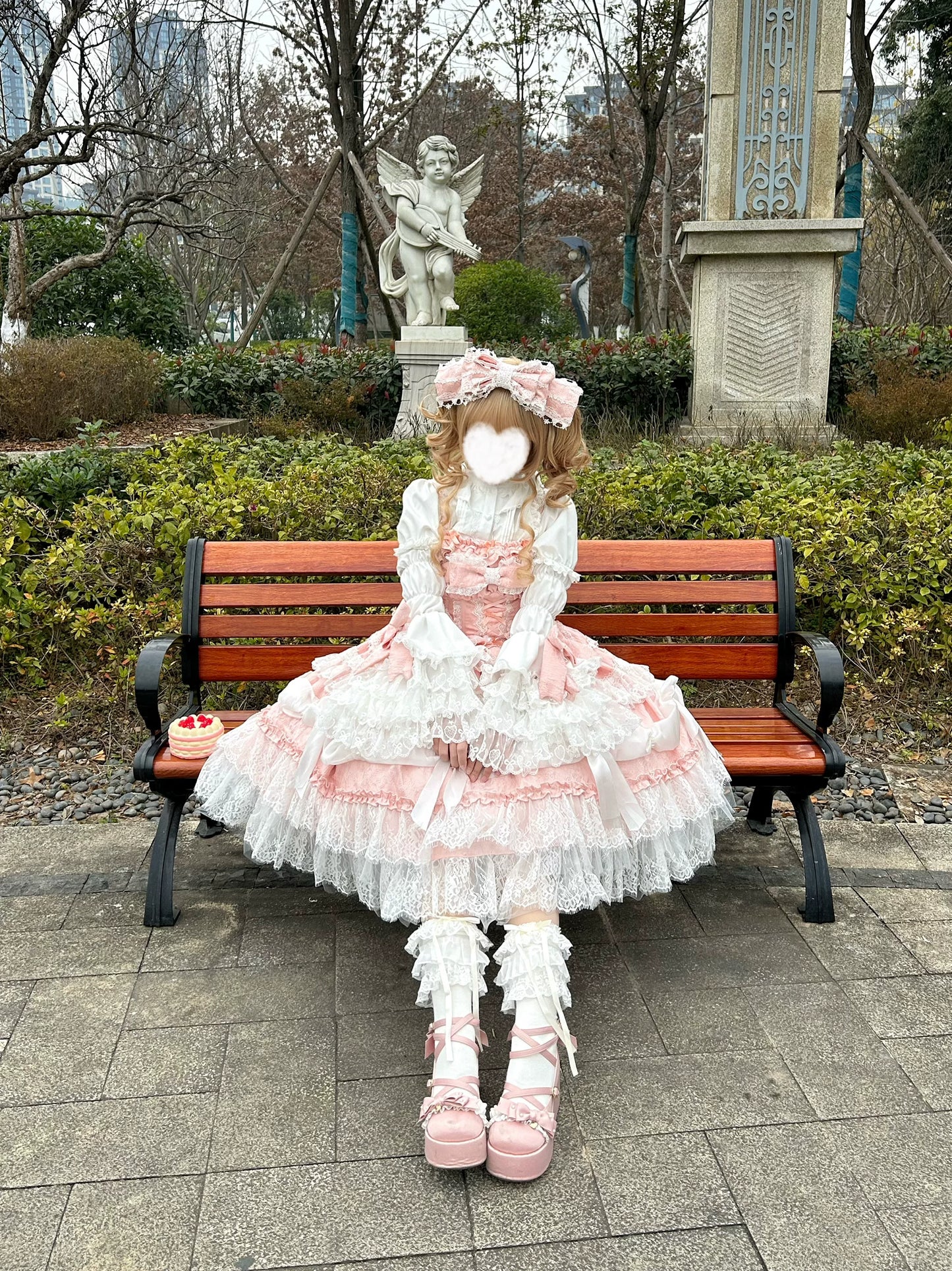 Pink Blue Plus Size Lolita Dress - Sweet Lolita JSK