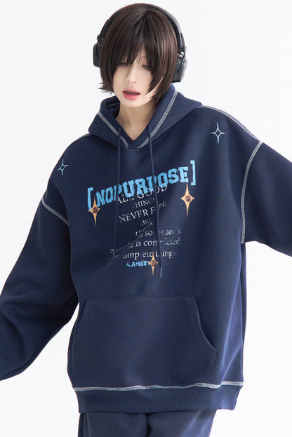 カジュアルカンガルーポケットパーカー