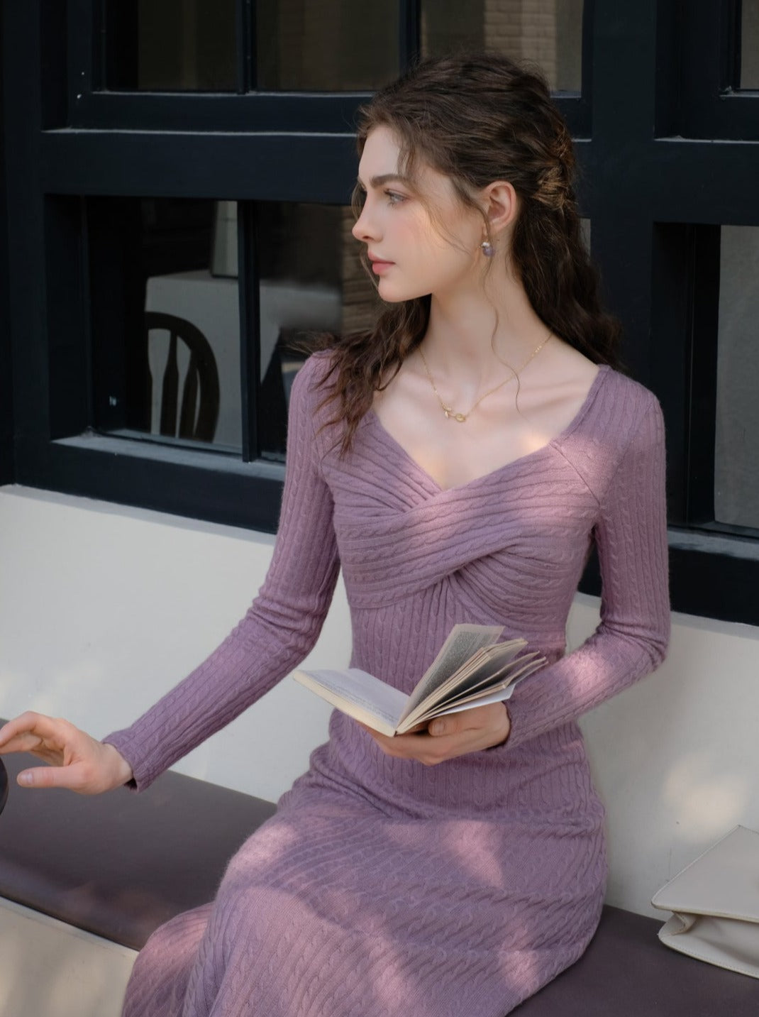 ドレスリボンレトロペースロング