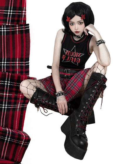 Platform Boots Toe Punk Style Round