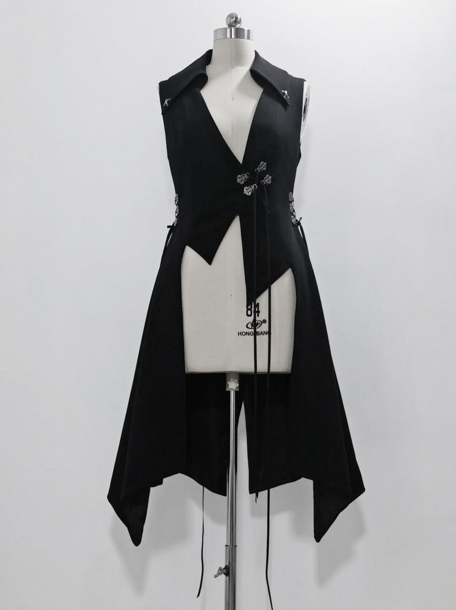 プリンスダークロングレトロハンサムベスト