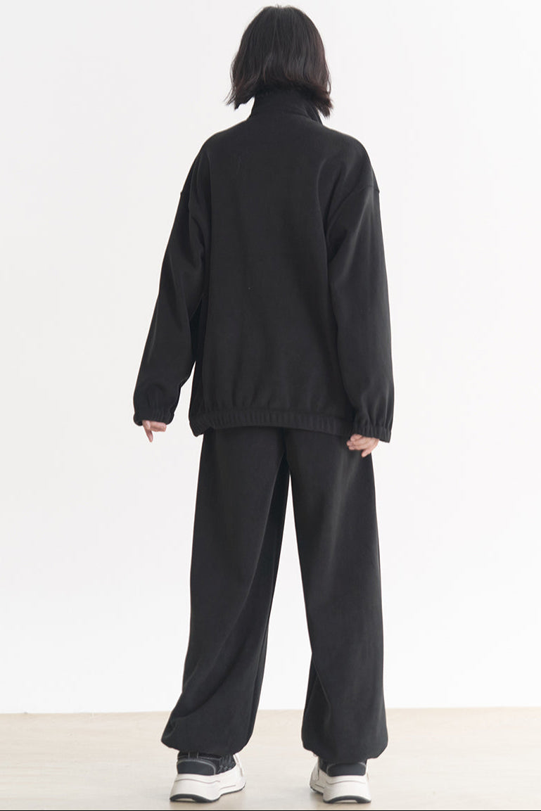 ミューズ：春秋ハーフジップグラビティカジュアルセット