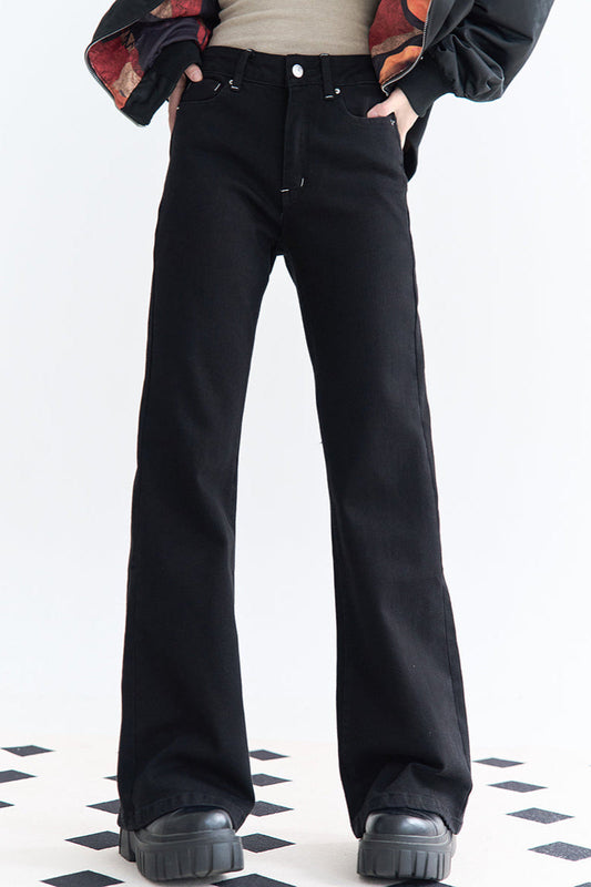 Schmale Micro-Flare-Jeans