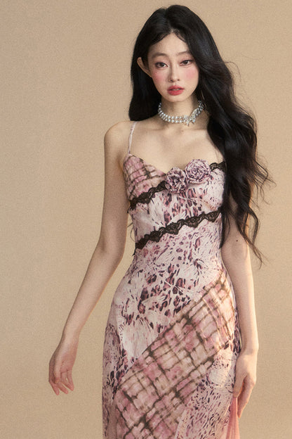 Kleid Eine Schulter Dame Lange