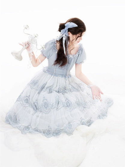 Dress Elegant Lolita Sheer Summer