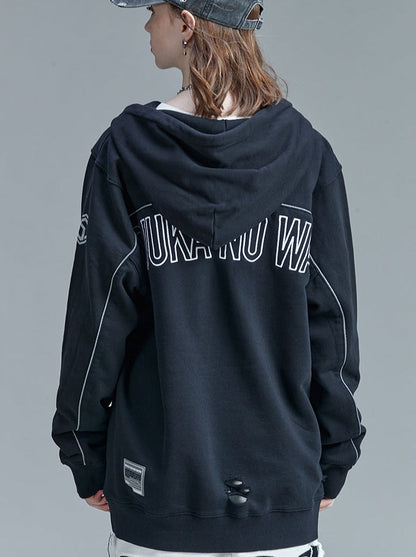 Hoodie Over Mode Street Hooded Hip