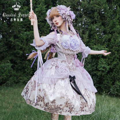 Victoria Garden Velvet JSK & Tea Party OP - Classical Doll Series