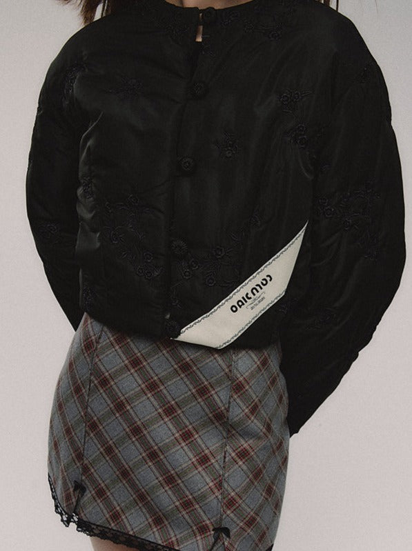 One Design Waist Short Jacket
