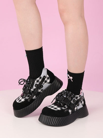 Schuhe Hot Buckle Girl Doll Contrast