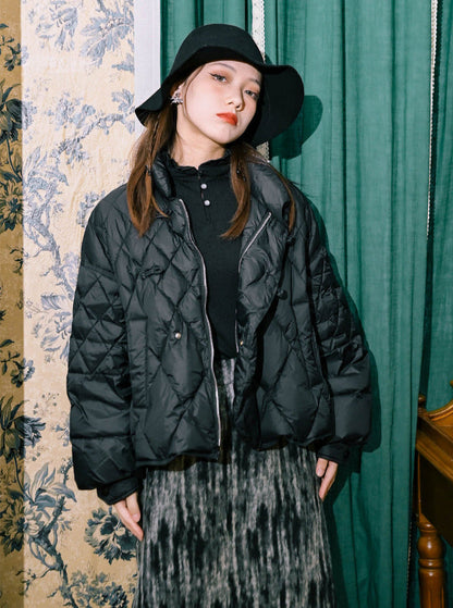 袖フリルシャツ スタンドチャイナカラー ランタン