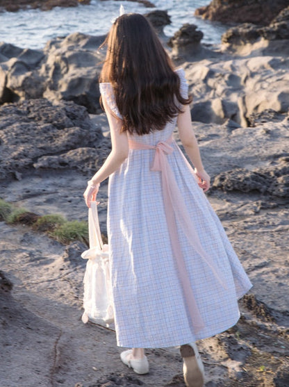 China Blue Color Dress Ice