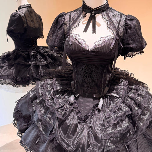 Xiaoxin Swan Overture Lolita Coord Set Dress