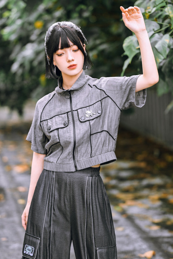 トップス スポーティ ショートモード