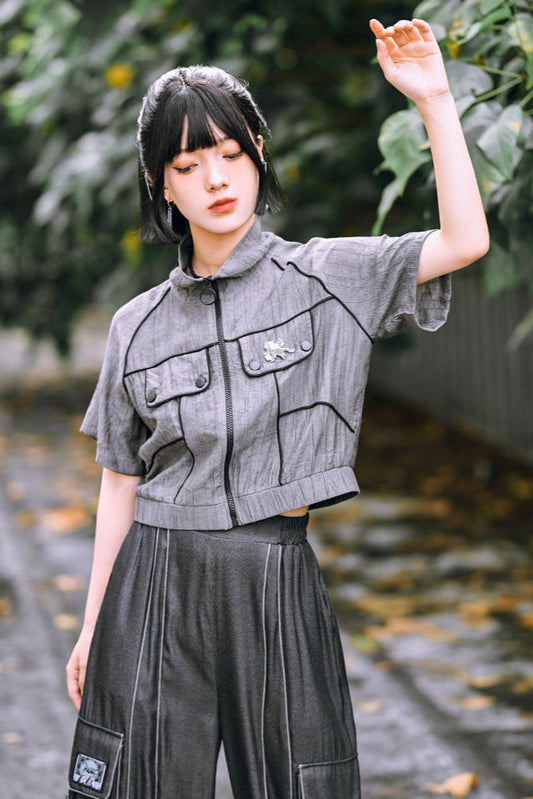 トップス スポーティ ショートモード