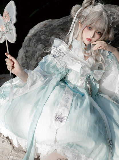 リボンチャイナ スイート＆ティー ロリータ サスペンダードレス