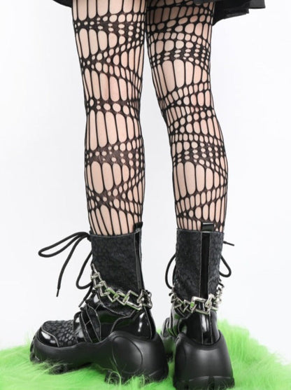 Subculture Chain Boots Motorcycle