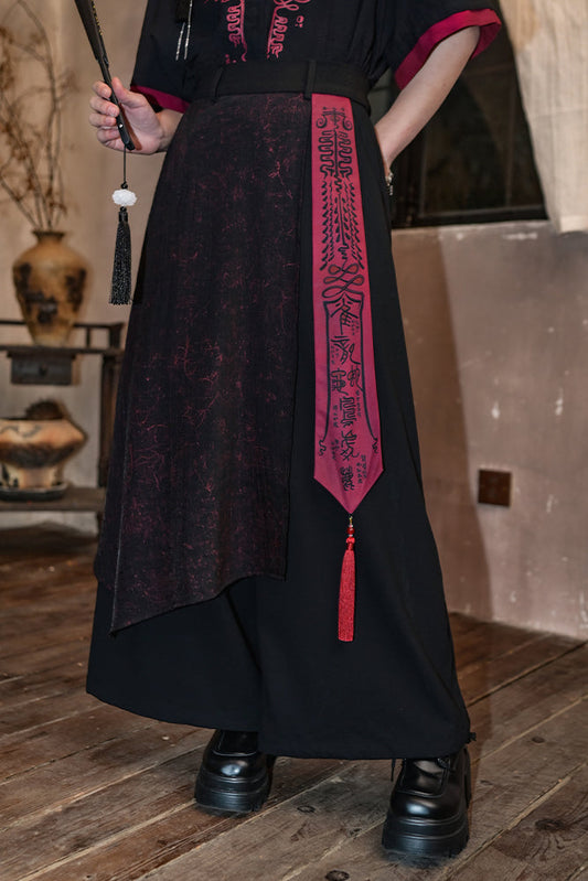 ダークレッグチャイナパンツ ワイド