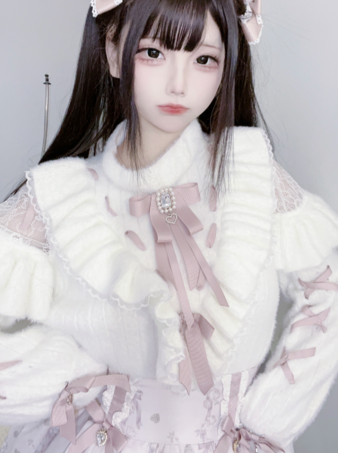 Lace-up Mass-produced Imitation Velvet Knit Mink