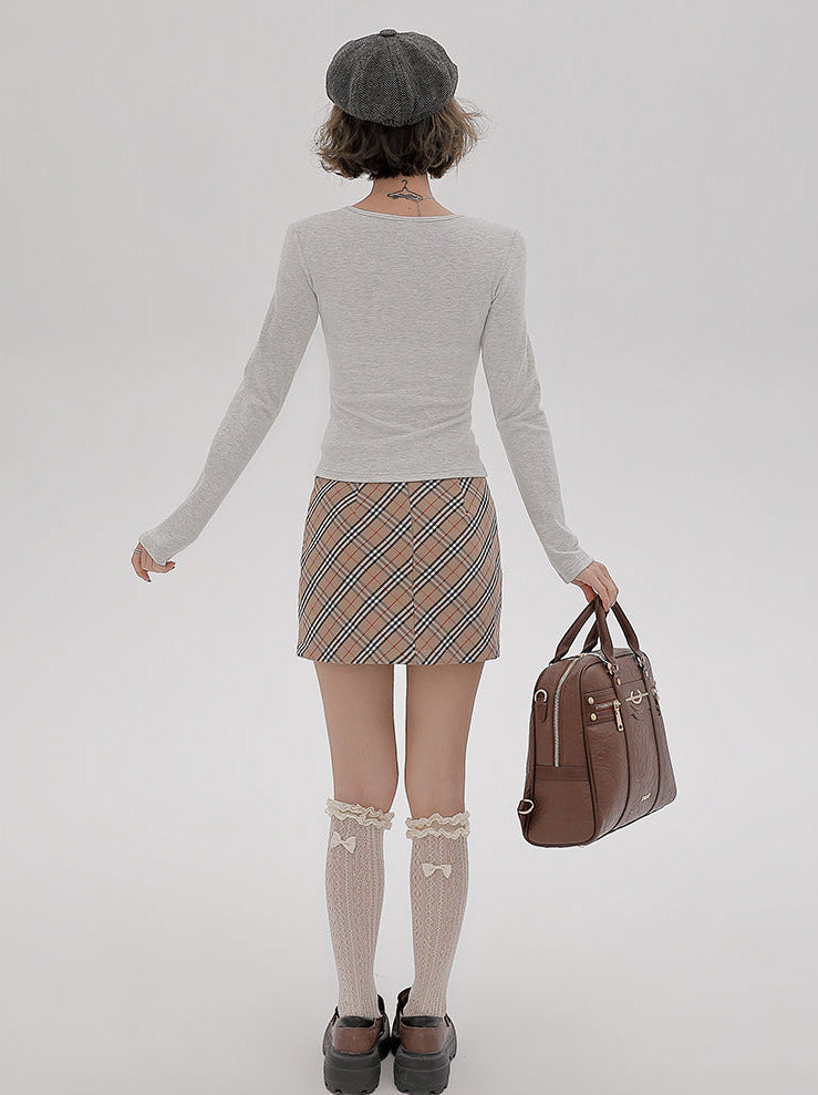 Pure Collar Slim Dzire Long T Lace