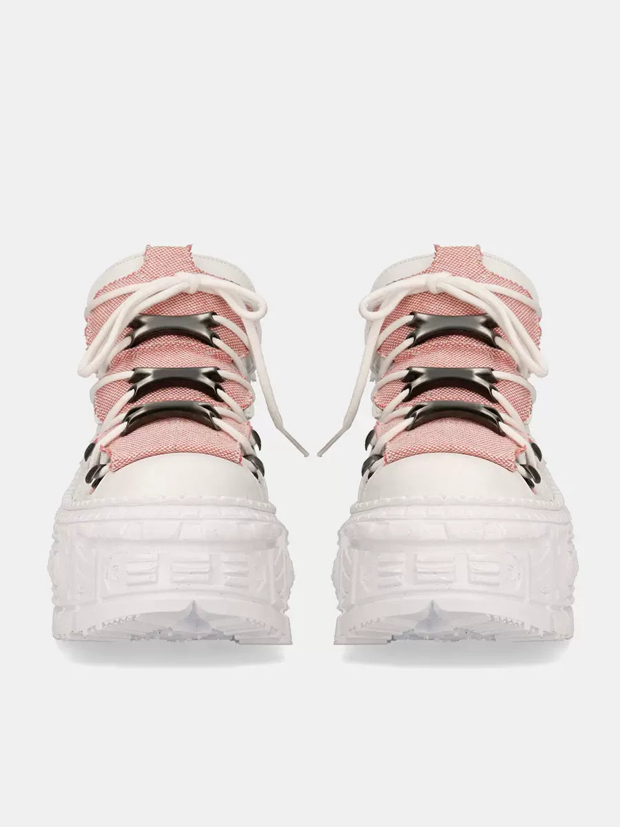 Power Retro Dark Leather Sneaker Punk Sohle