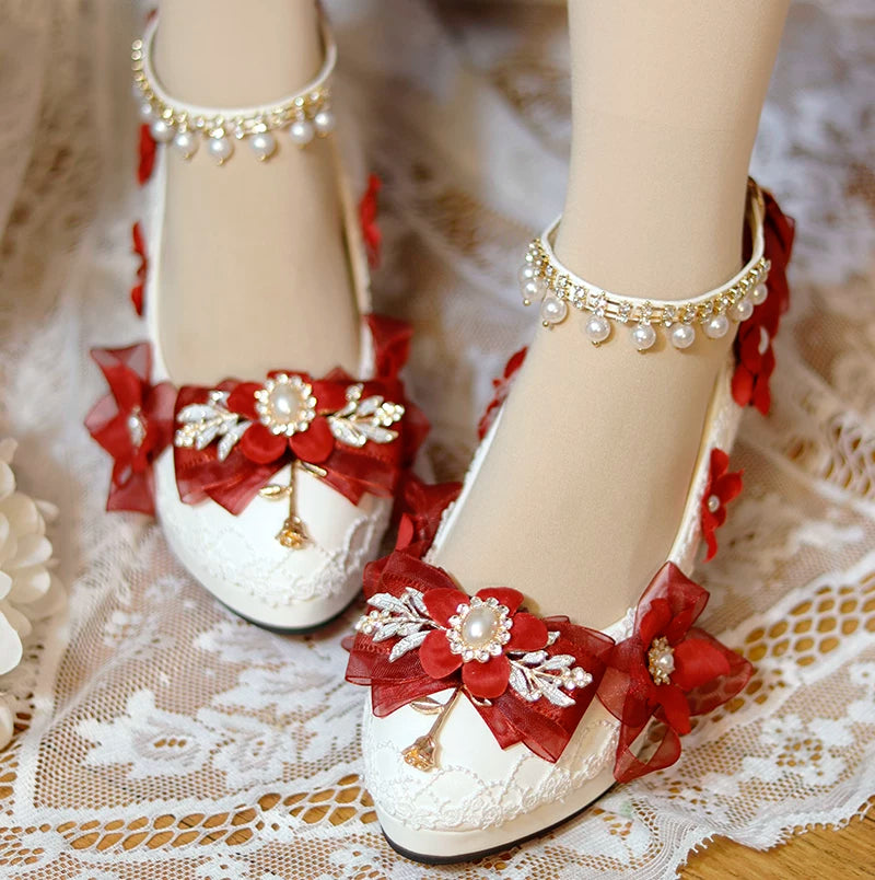Lolita Tea Party Shoes – Handmade High Heels