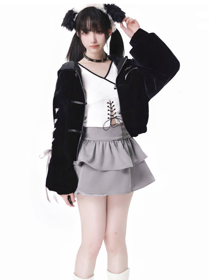 New Buckle Velvet Design China Limited Set