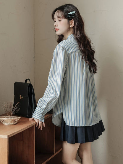 シャツ タイストライプ レトロ