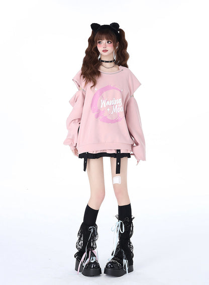 Mondschlitz-Design Top-Modus