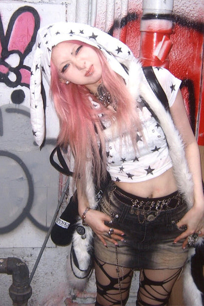 耳のスパイシーなスターガールトップスバニー