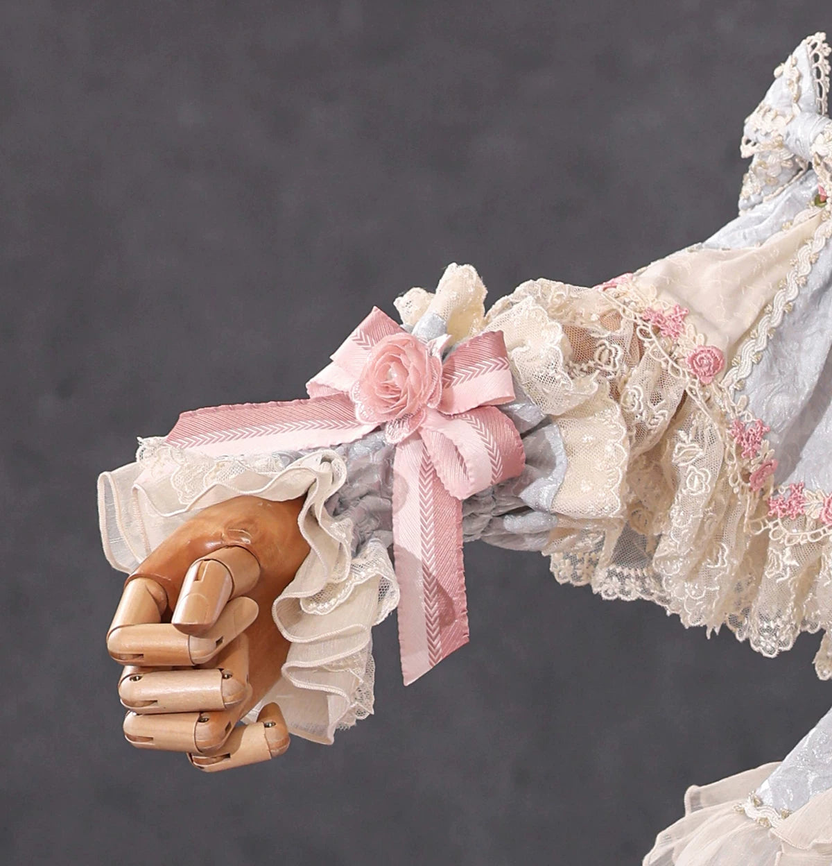 Antique Cake Galactic Melody arm sleeve with lace and bows by BR Thorn Rose