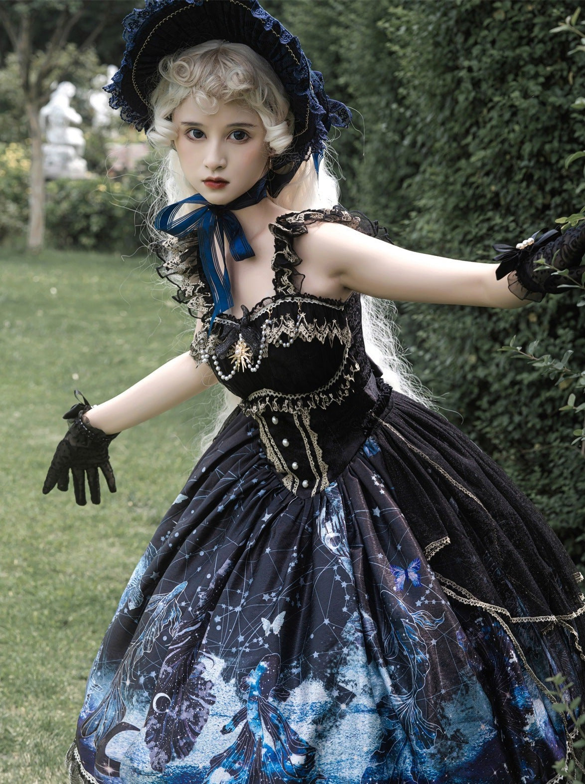 Gothic Lolita Dark Sass Skirt