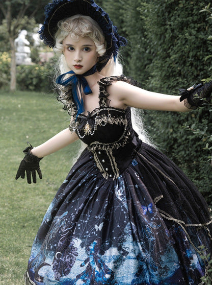 Gothic Lolita Dark Sass Skirt