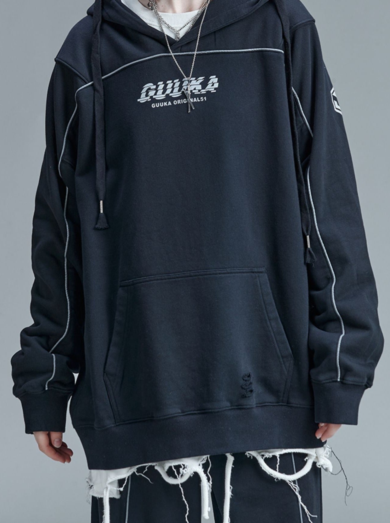 Hoodie Over Mode Street Hooded Hip