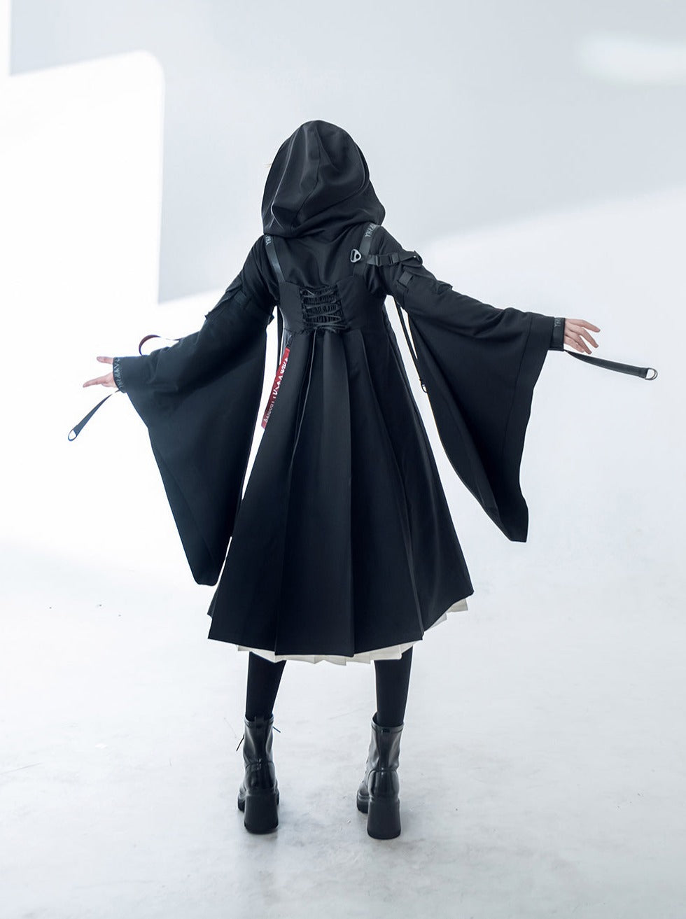 スカートインナージャンパートップスクール+フード付きカーディガン+ウエストランド