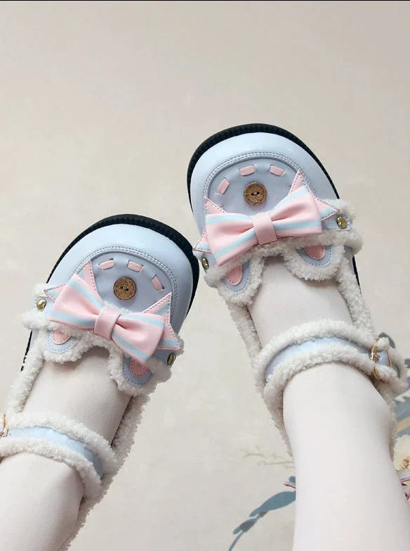 Low Heels Fluffy Bear Lolita Original