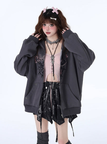 Punk Lose Süße Hoodie Nische Vielseitig