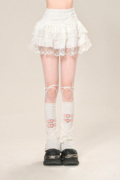 メッシュスカート ウエストAラインハイ