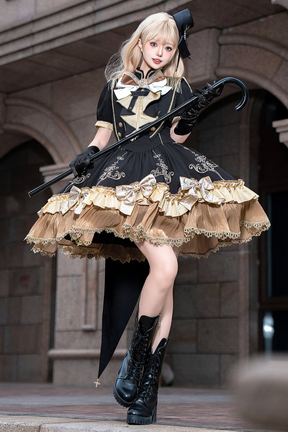 Schalkleid Dark + Cute Lolita