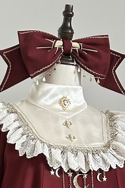 + ロリータビッグドレスドールクラシカルパンツインナーリボン