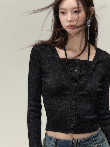 Gefälschte zweiteilige Ramewest Slim Tops