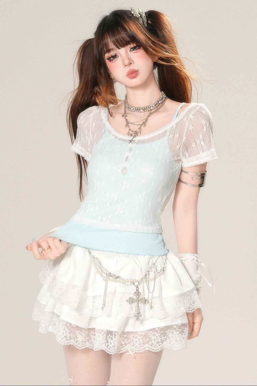 tight Sleeve short tops