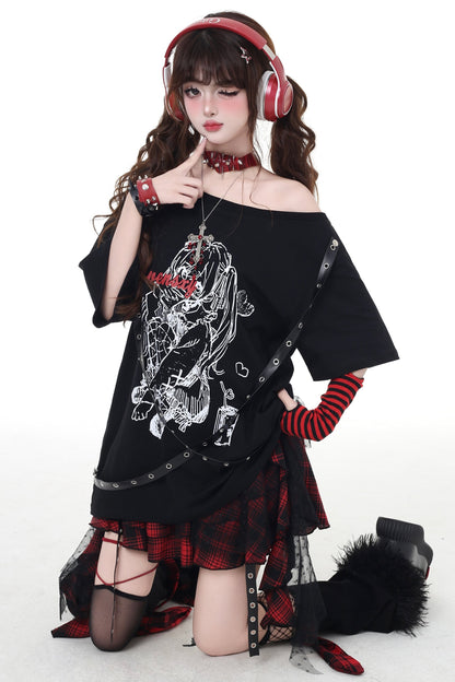 T-Shirt Mädchen Crazy Rock