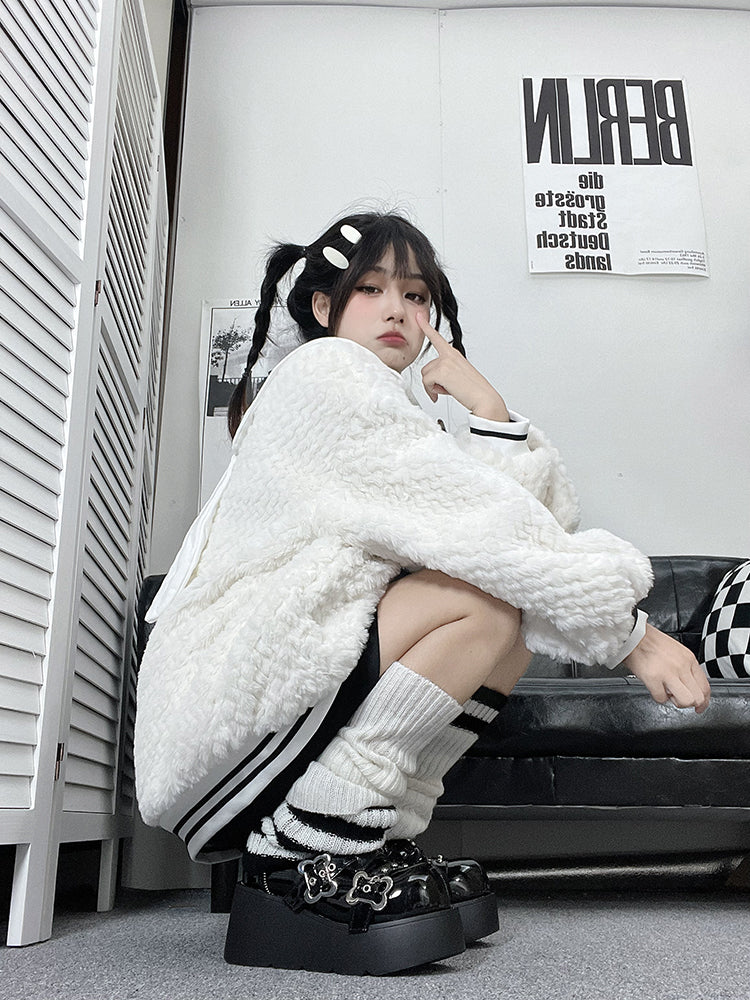 Toe Denim Shoes Puppy Platform Angel Punk Style Round