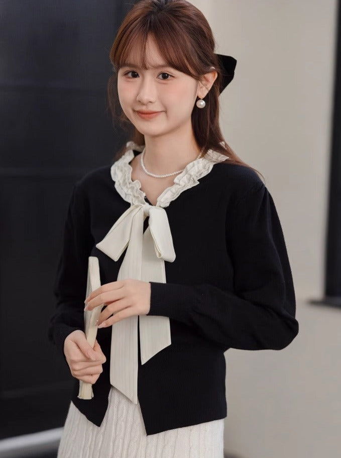 Bow Big Top French Design Ruffle