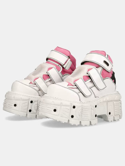 パンクスニーカー ストリート プラットフォーム ハイトップ