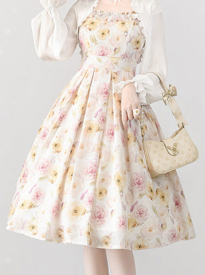 Lolley Kleid + Cardigan Ta Trochrasic Elegan Forest Basket