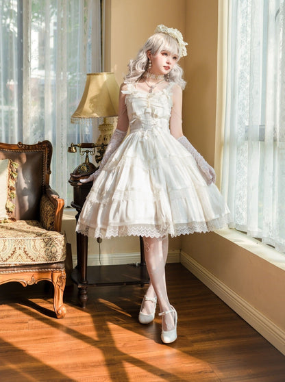 Super Fee Kleid Lolita Prinzessin Hosenträger