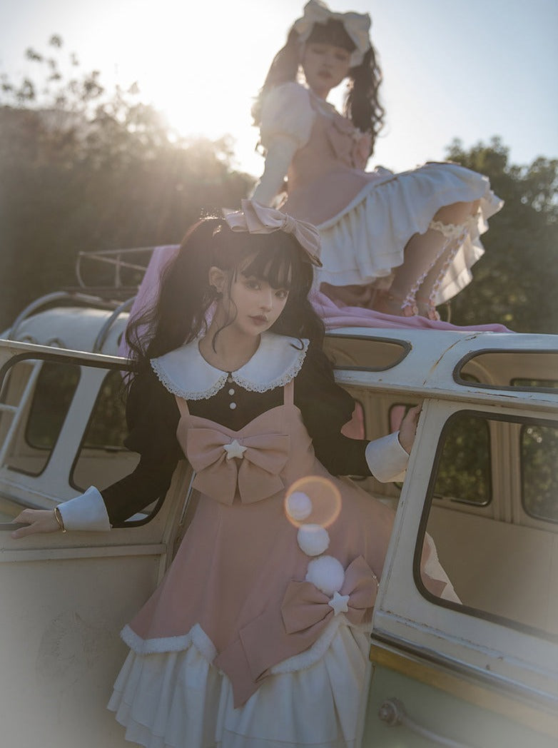 カラースカート ドールサス スウィートロリータトップ ボンボン