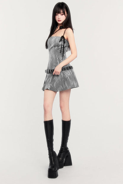 Modekleid Asymmetrisch plissiert