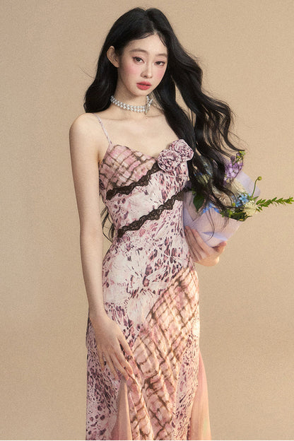 Kleid Eine Schulter Dame Lange